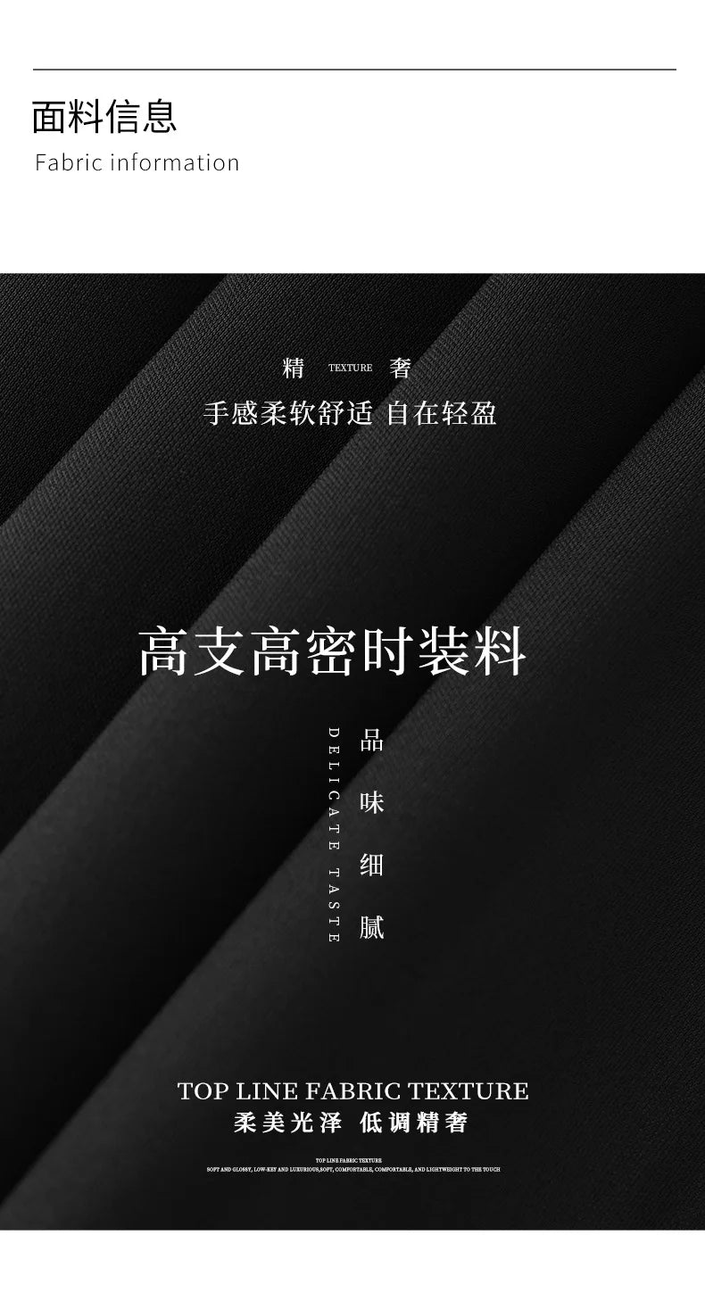 Dresses For Women 2024 Luxury Brand Autumn Long Dress Women's Turn-down Collar Sleeves Single Breasted Sashes Office Lady