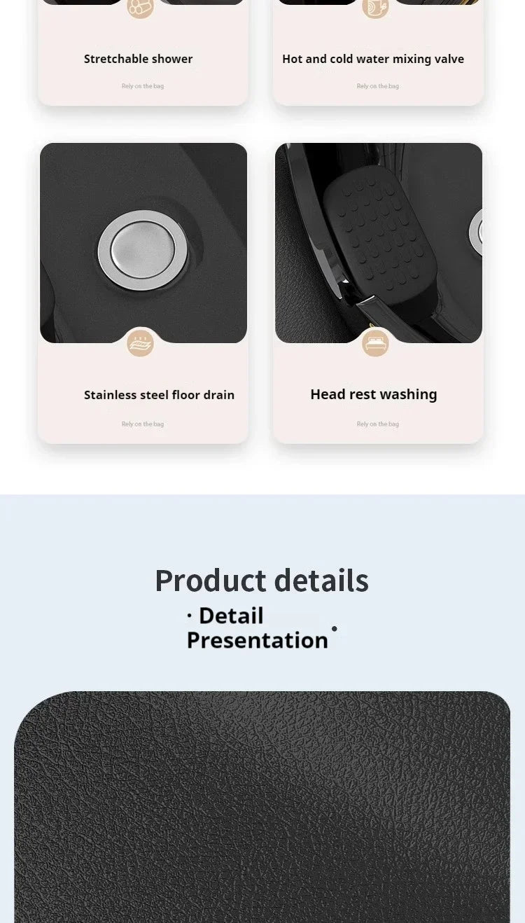 Simple Comfortable Shampoo Bed Modern Nordic Fashion Custom Shampoo Bed Delicacy Delicacy Cadeira De Barbearia Salon Furniture