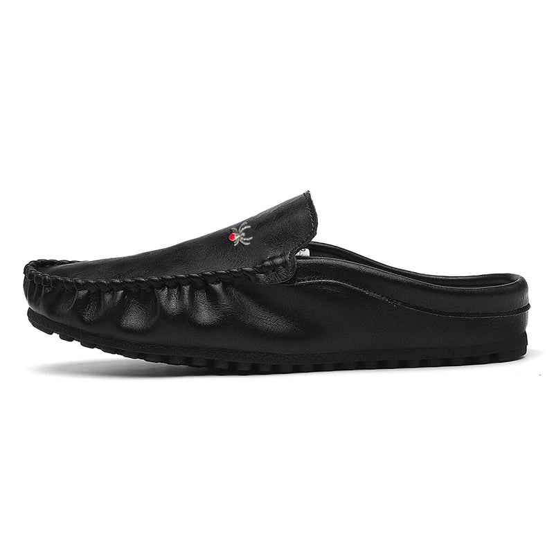 Shoes for Men Retro Elegant Gentleman Style Casual Party Comfortable Street Walking Summer Shoes Flat Bottomed Lightweight