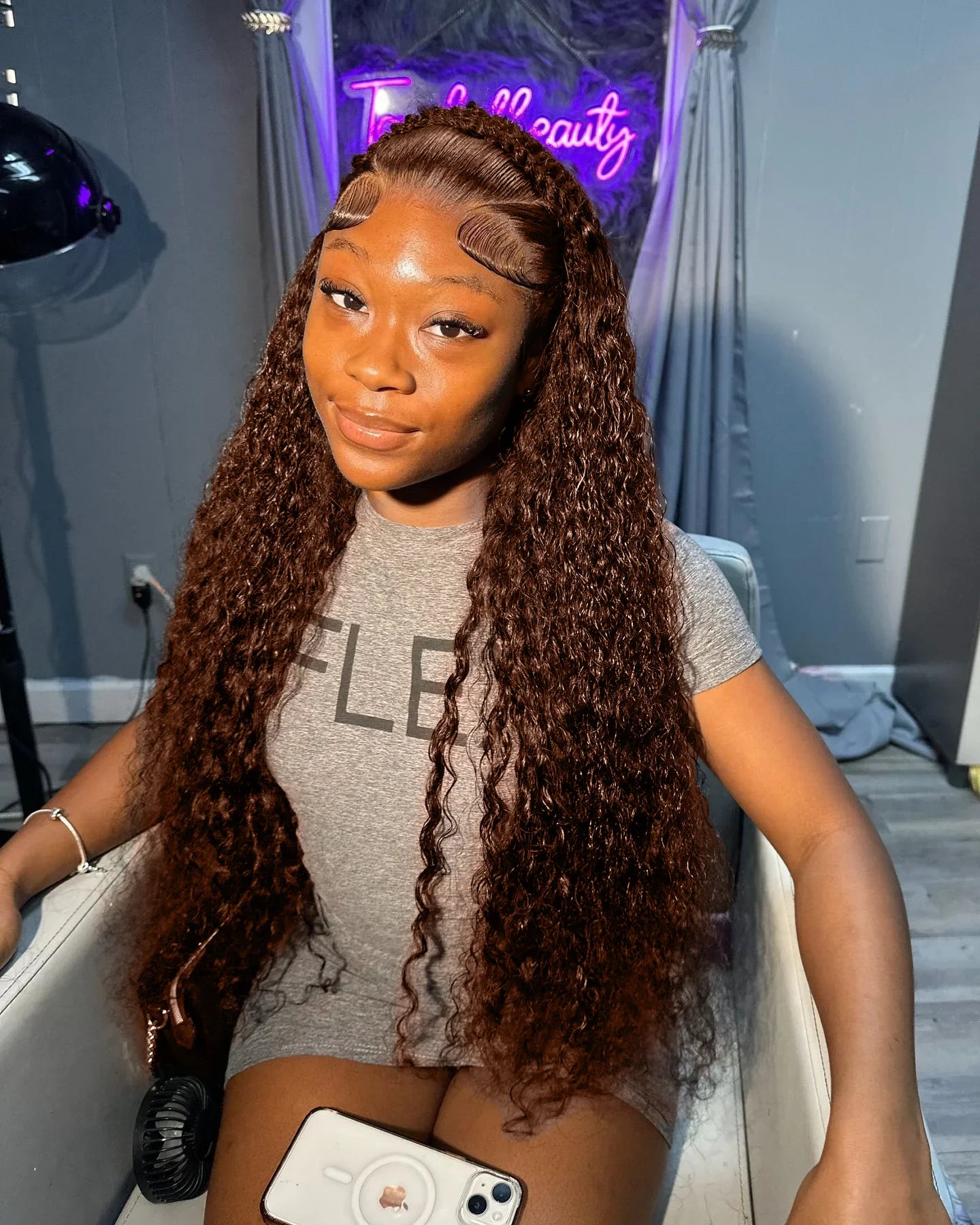 Deep Curly Human hair Wigs Chocolate Brown 13x4 13x6 Hd Lace Frontal Wig Colored Water Wave Lace Front Wig For Women 30 36 Inch