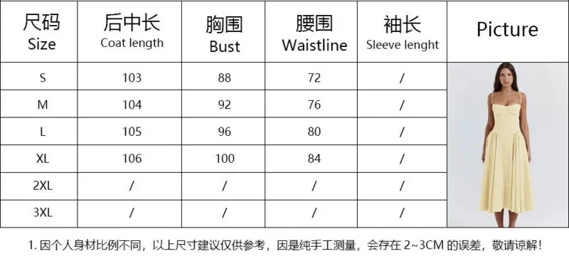 New Suspender Slim Backless Midi Dress Women Elegant Sleeveless Solid Large Hem A Line Dresses Summer Female Party Evening Robes