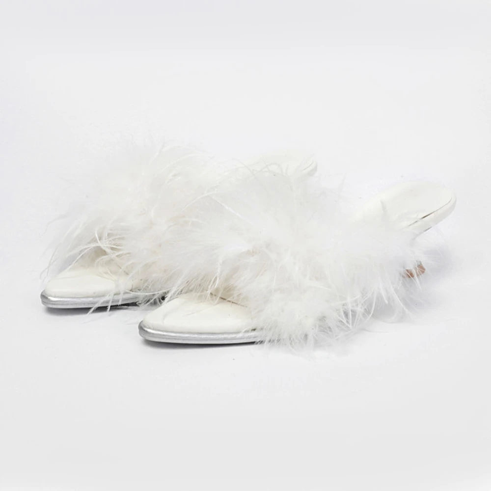 Sandalias Mujer 2025 New Sexy Fashion Sandals Women Peep Toe High Heels Nightclub Club Dress Party Wedding Shoes Bride 191-8