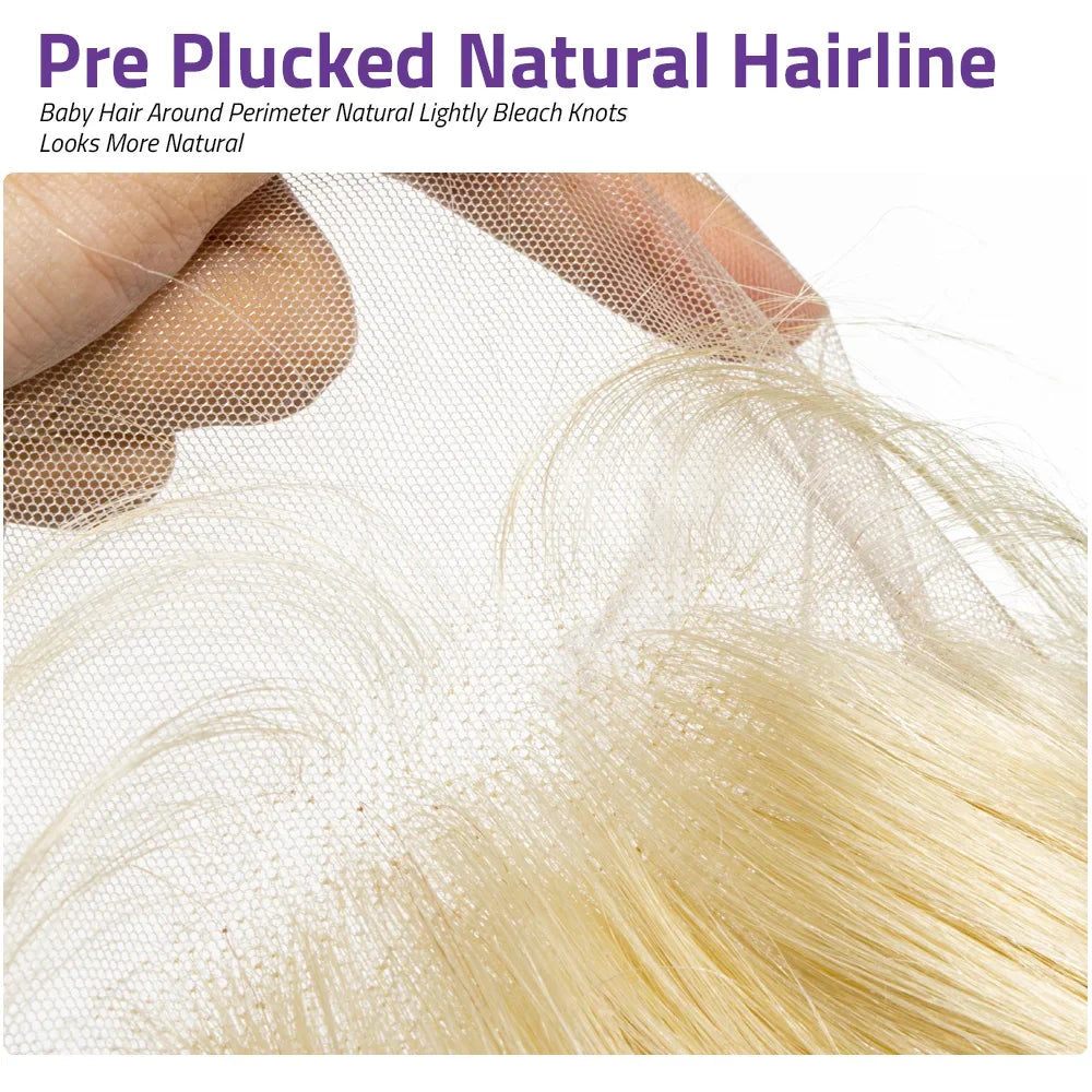 613 Blonde Body Wave 13x6 HD Lace Frontal 100 Human Hair Wigs 30 36 Inch Honey Colored Lace Closure Front Wig for Black Women