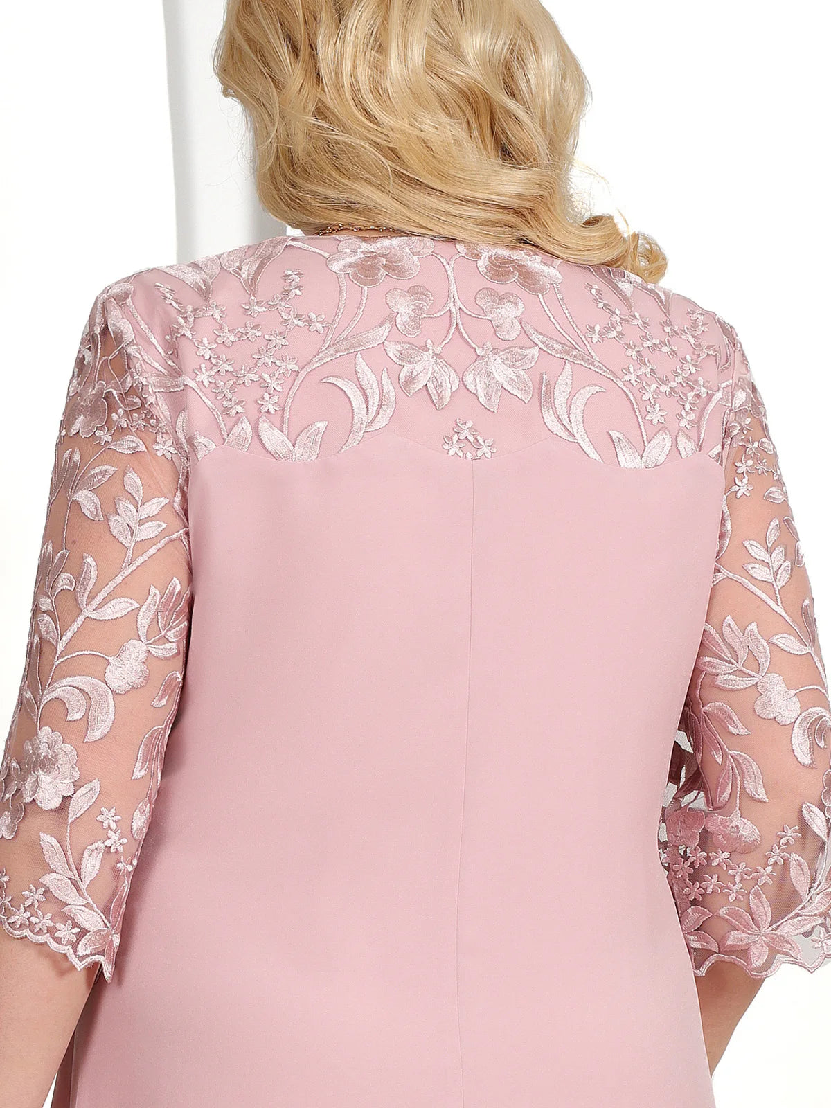 Plus Size Dresses For Women Elegant Embroidery Chiffon Prom Formal Wedding Evening Party Banquet Prom Women Clothing Vestidos