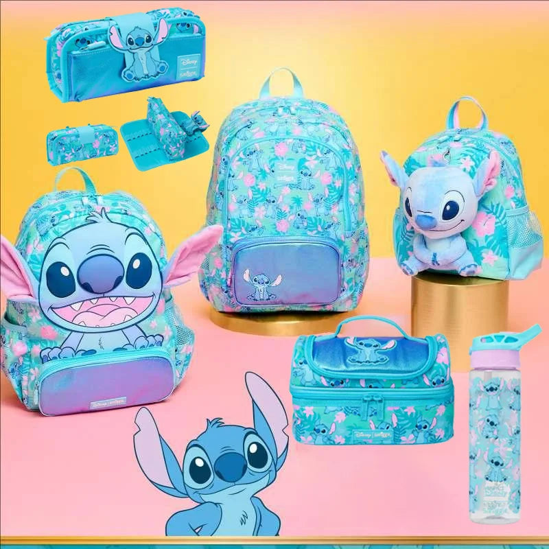 Australian Smilggle Schoolbag Backpack Large Capacity Tugboat Box Pull Rod Bag Portable Meal Bag Back-To-School Season Gifts