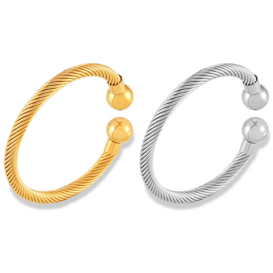 Women's Bracelet Adjustable Opening Round Bead Accessories Fashionable and Versatile Jewelry