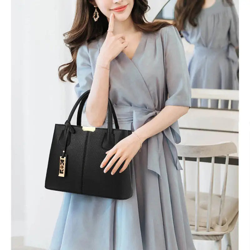 Famous Designer Brand Bags Women Leather Handbag New Luxury Ladies Purse zwq