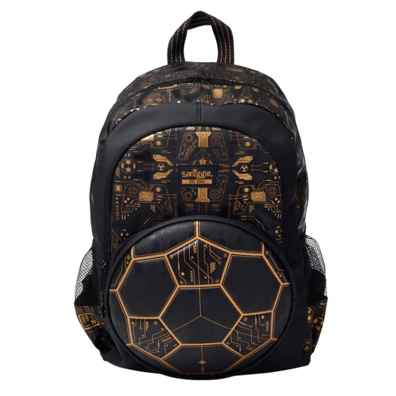 Genuine Australia Smiggle Backpack Black Football School Bag Cartoon Series Anime Backpack Student Gift Separate Purchases