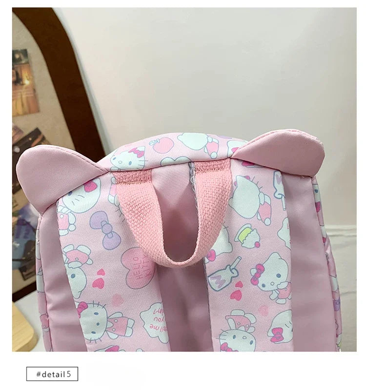 Sanrio Ins Style New Hellokitty Student Schoolbag Cute Hello Kitty Backpack Large Capacity Backpack