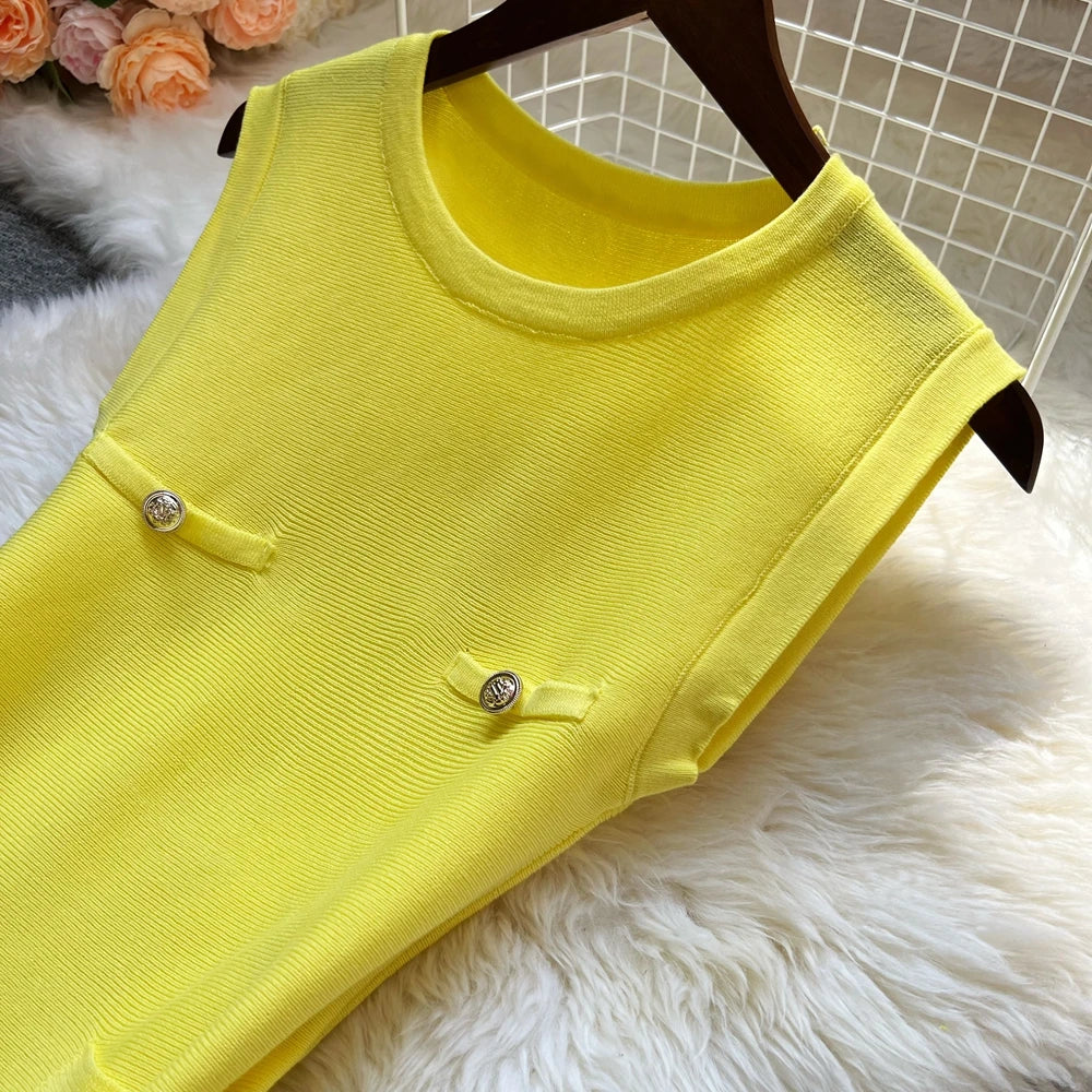 YuooMuoo Chic Fashion 2025 Summer Pleated Short Dress Women O-neck Slim Waist A-line Party Dress Streetwear Lady Outfits Vestido