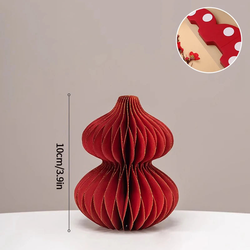 Folding Christmas Tree Decoration Honeycomb Origami Christmas Tree Base Home Space Layout Artificial Decorated Christmas Tree