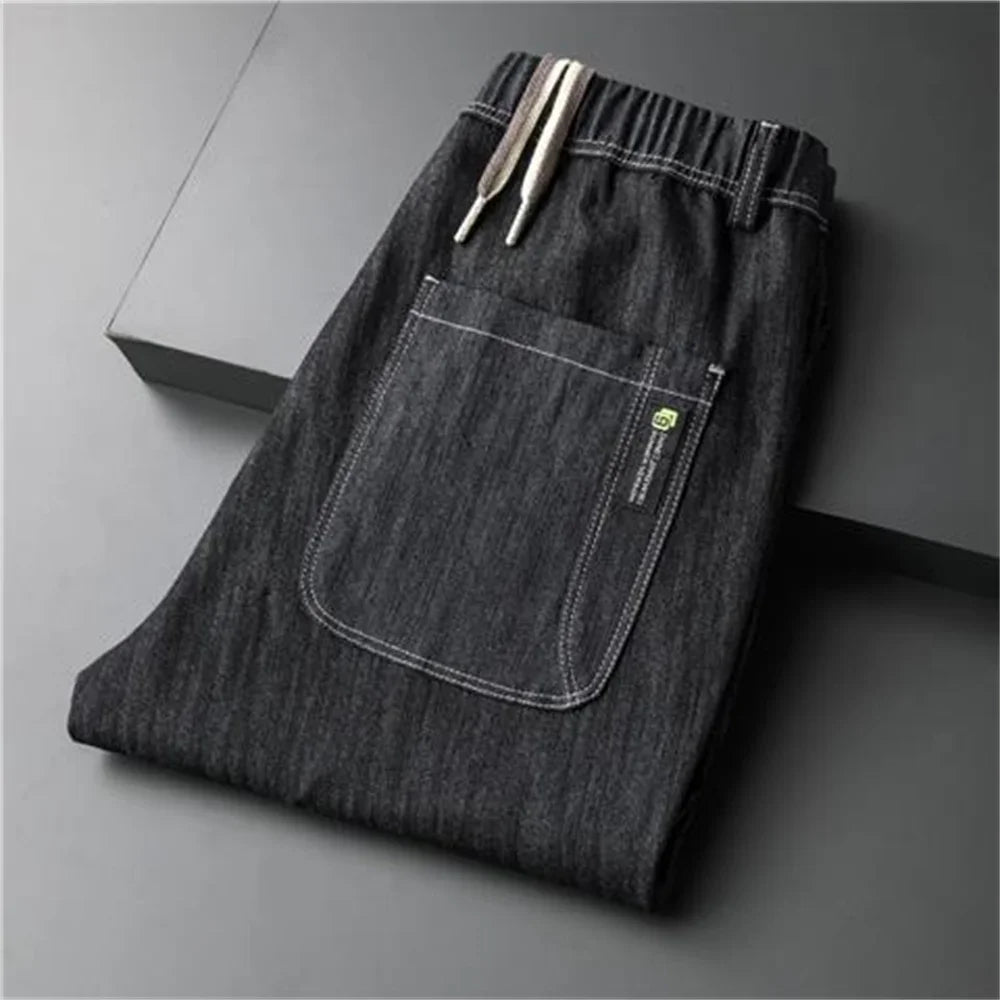 Women Jeans High Waist 2025 Spring Summer Fashion Streetwear Straight Wide Leg Pants Loose Casual Female Denim Trousers