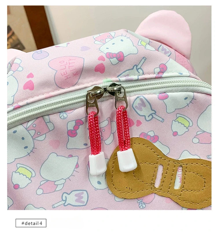 Sanrio Ins Style New Hellokitty Student Schoolbag Cute Hello Kitty Backpack Large Capacity Backpack