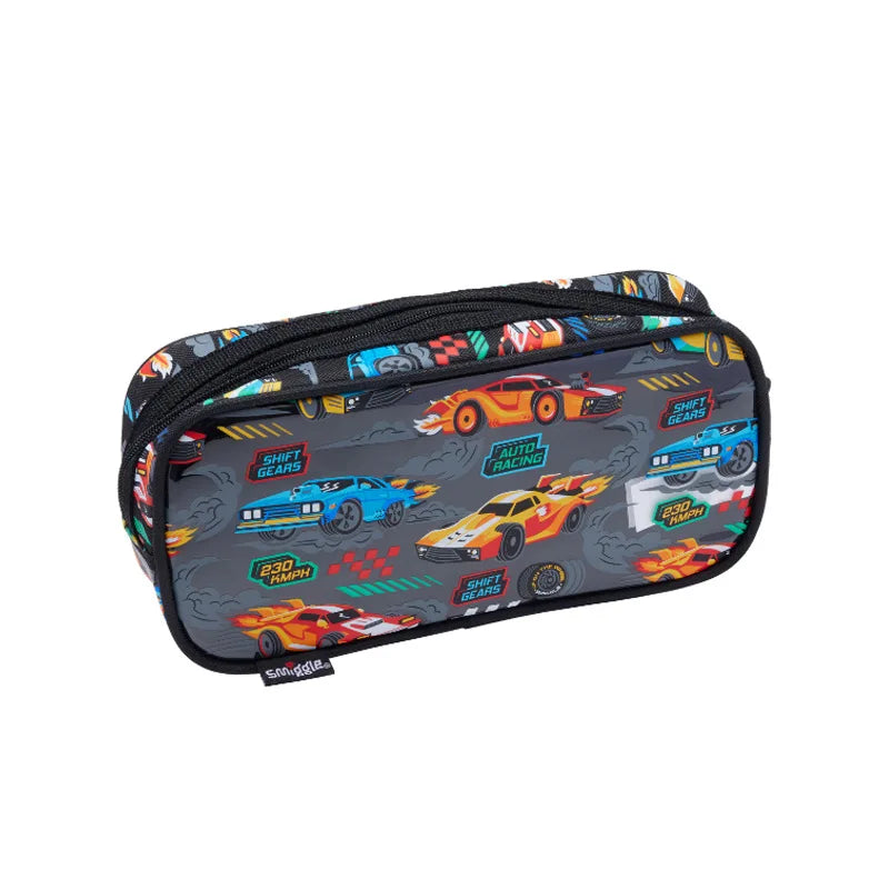 100% Genuine Australia Smiggle Backpack School Bag Race Car Cartoon Series Anime Backpack Student Gift Separate Purchases