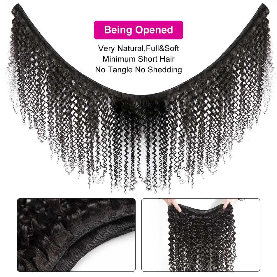 30 40 Inch Deep Wave 16A Curly 100% Human Hair Bundles Brazilian 3 4 Bundles Hair Wig Weave Hair Extensions Virgin Hair Raw Wigs