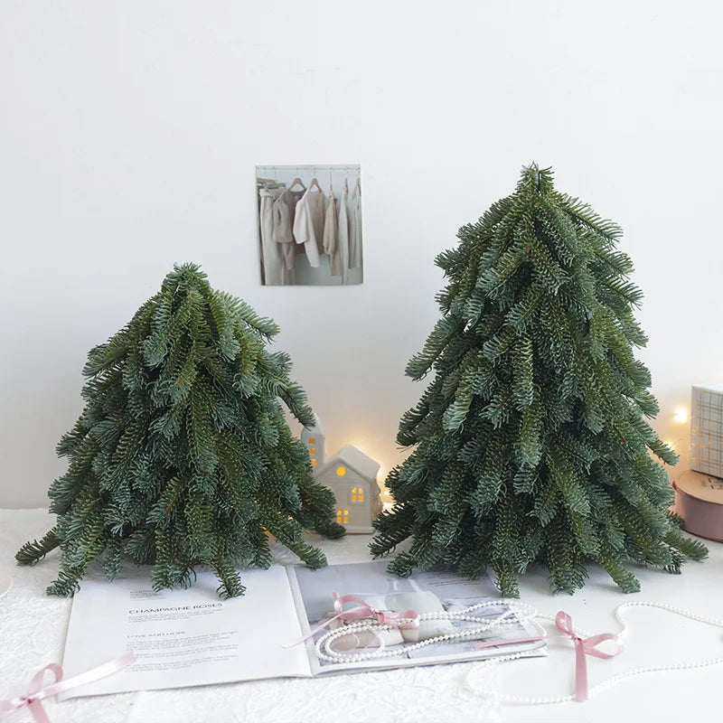 Christmas Tree Simulated Nobel Pine Tree For Indoor Room Home Decor Restaurant Hotel Desktop Decoration Christmas Decorations