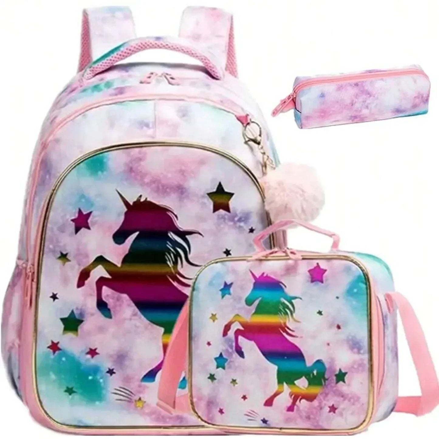 Children's School Bag for Boys Waterproof Backpack Set with Thermal Bag School Boy Backpack Elementary Student Shoulder Bag