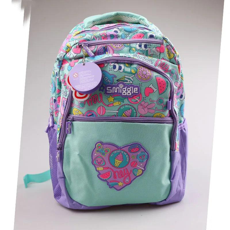 Genuine Australia Smiggle Schoolbags Children'S Backpacks Primary School Students' Shoulder Bags Large-Capacity Cartoon Bags