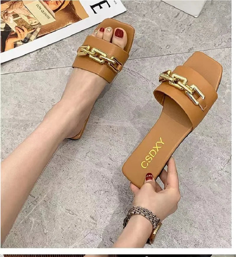 High Quality Purse And Handbag PU Leather Purses And Chain Sandals Sets Flat Shoes And Bag Set Matching Handbag For Women Luxury