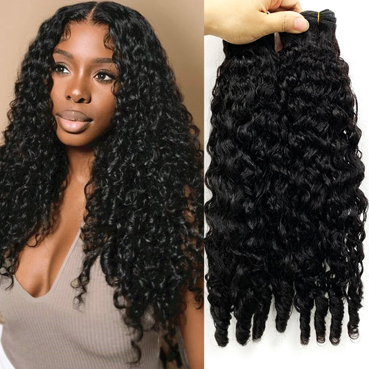 Burmese Curly Human Hair Bundles Pixie Curly Bundles Human Virgin Hair Weave Bundle Ocean Spiral Curly Hair 1 3 4 Bundles