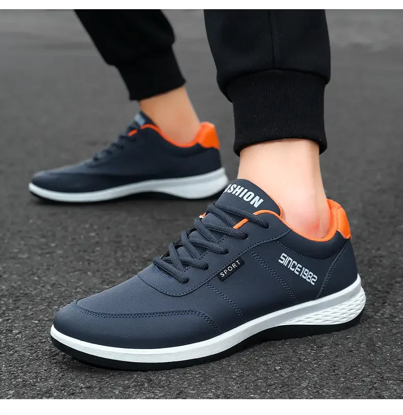 Sneakers Shoes Man Flat Bottomed Sports Shock-absorbing Comfortable Lace Up Summer Training Soft Soled Outdoor Running Shoes