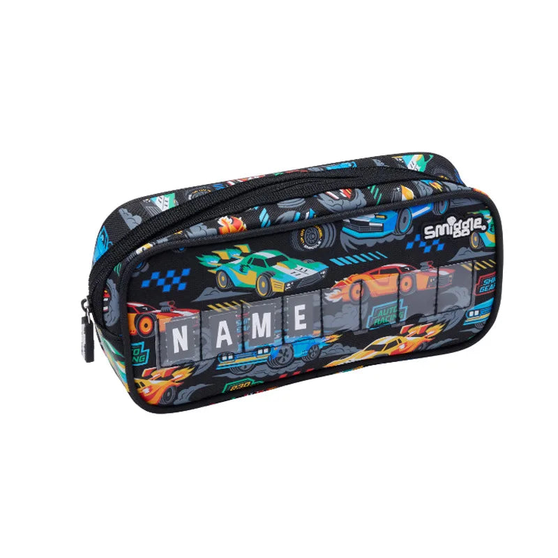 100% Genuine Australia Smiggle Backpack School Bag Race Car Cartoon Series Anime Backpack Student Gift Separate Purchases