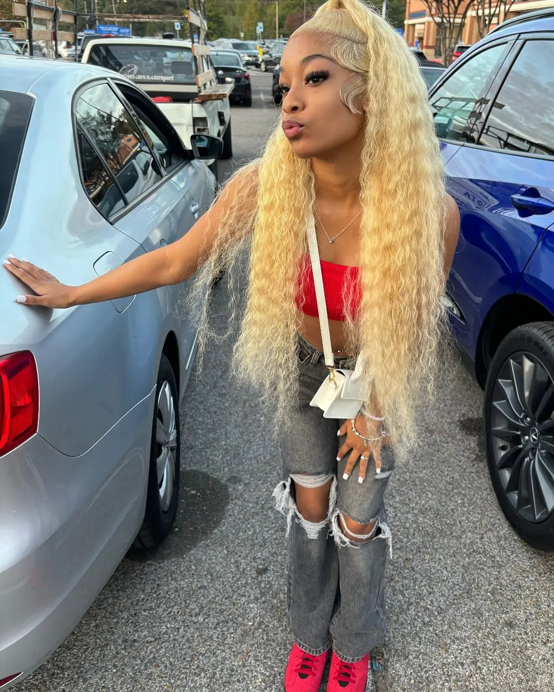 613 Blonde HD Lace Frontal Wig 13x4 13×6 Deep Wave Lace Front Human Hair Wig Colored Curly Wigs Water Wave Wigs For Women 