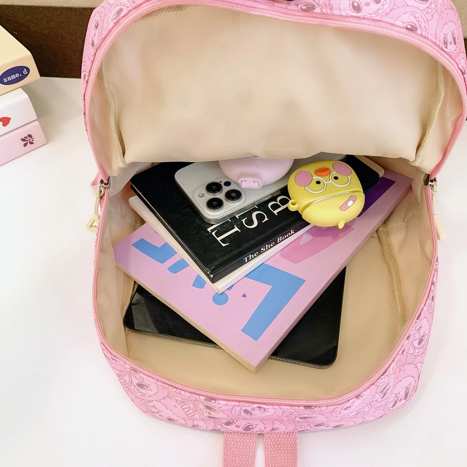 New Cartoon Student Schoolbag Anime Cartoon Cute Large Capacity Backpacks Kawaii Student Shoulders Bag Child Birthday Gifts