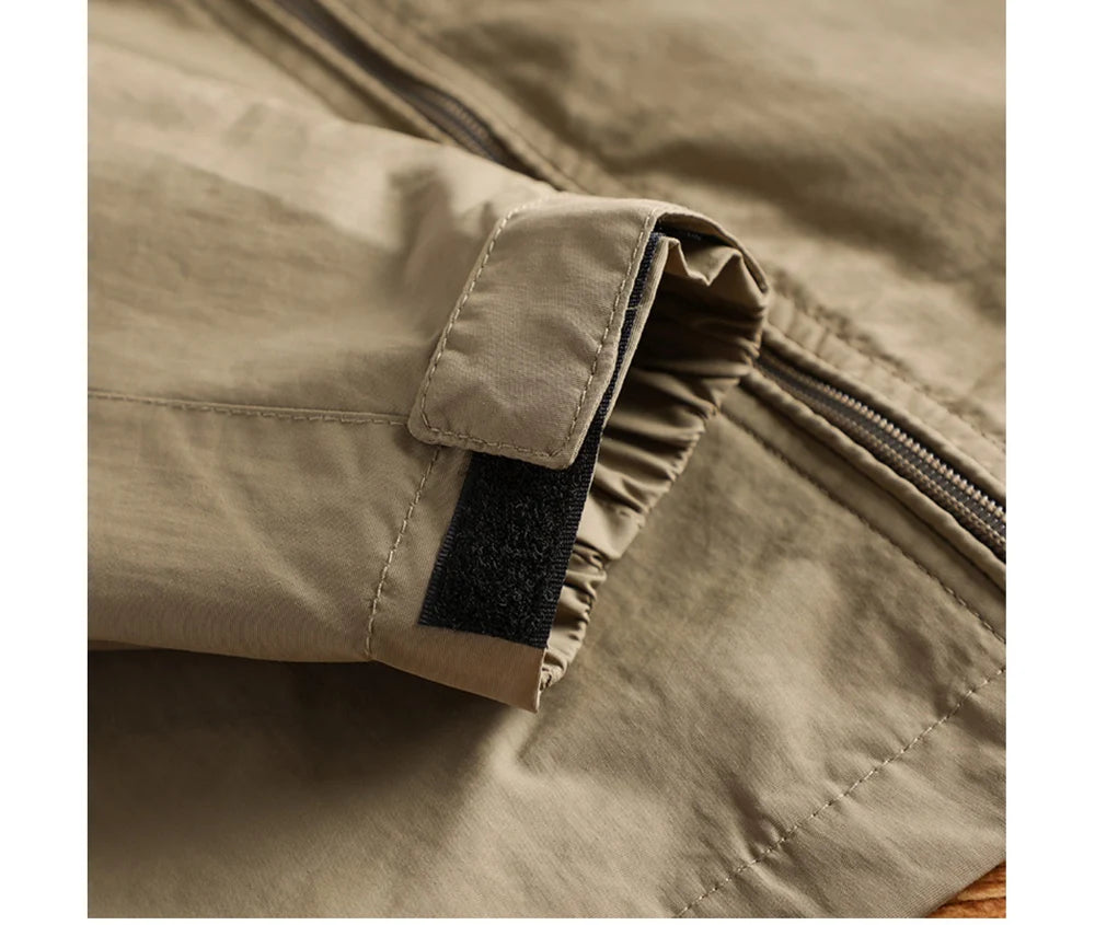 Autumn Men's Hiking Waterproof Jackets Men Outdoor Quick Dry Sports Climbing Hooded Coats Men Breathable Windbreaker Jackets 5XL