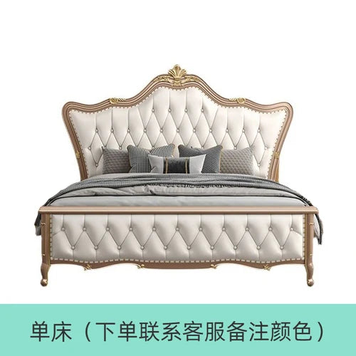 Space Saving Marriage Bed European Luxury Queen Size Double Bed Storage Multifunctional Cama De Casal Luxuosa Home Furniture