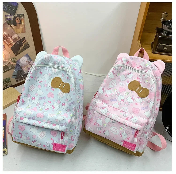 Sanrio Ins Style New Hellokitty Student Schoolbag Cute Hello Kitty Backpack Large Capacity Backpack