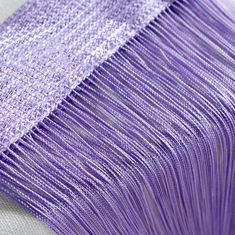 Curtains For Living Room 50cmx200cm Thread Curtain For Living Room Door Wall Window Panel Room Divider Decorative Tassel Curtain