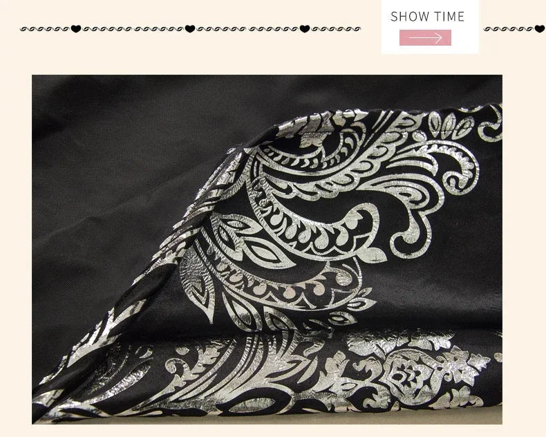 European-style Curtains For Living Dining Room BedroomBronzing Velvet Black Velvet Curtain Silver Light Luxury Customization