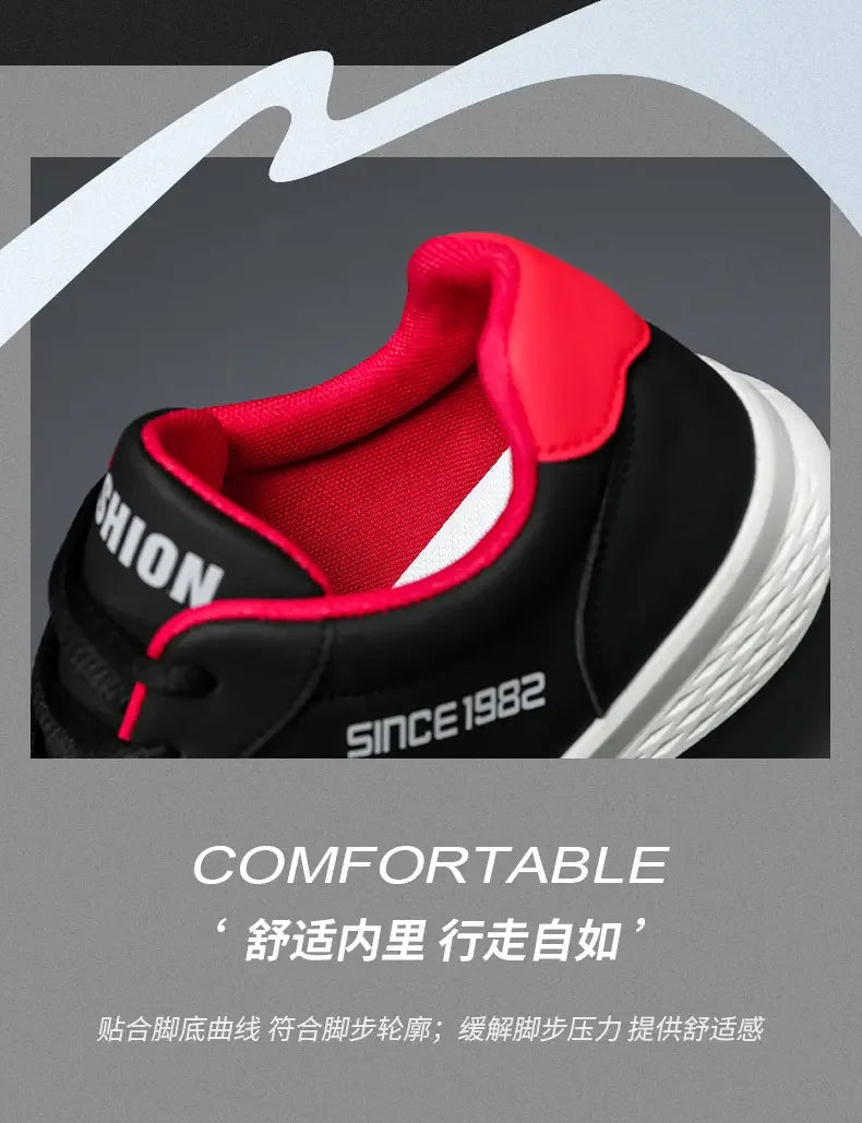 Sneakers Shoes Man Flat Bottomed Sports Shock-absorbing Comfortable Lace Up Summer Training Soft Soled Outdoor Running Shoes