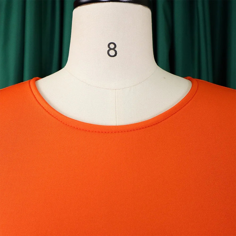 Elegant Party Dresses for Women O Neck Short Sleeve High Waisted Pleated Knee Length Fashion Ladies Birthday Dinner Vestidos Hot