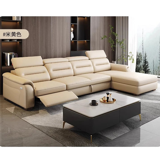 Linlamlim Multifunctional Convertible Sofa Bed With Eletric Recliner, Folding Sofa Cama With Power Reclining Seats & Storage Box
