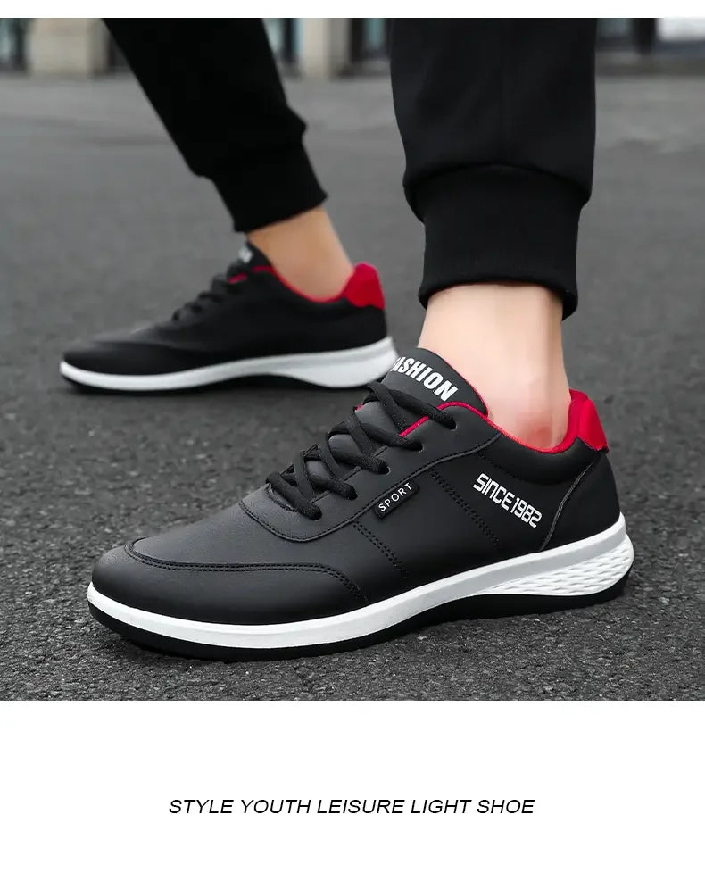 Sneakers Shoes Man Flat Bottomed Sports Shock-absorbing Comfortable Lace Up Summer Training Soft Soled Outdoor Running Shoes
