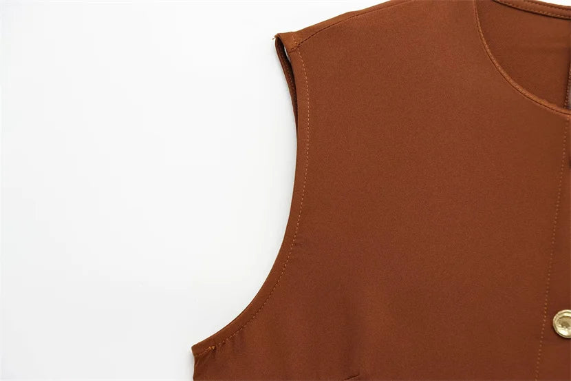 Women's Dress Black Long Dresses Spring Summer 2025 Button Up Sleeveless Sundress Vestidos Elegant Casual Women's Dresses