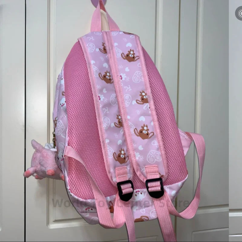 Kawaii Cute Sugarbunnies Backpack School Bags For Girls Cartoon Bunny Pink School Backpack Bagpack Knapsack Girl'S Gift