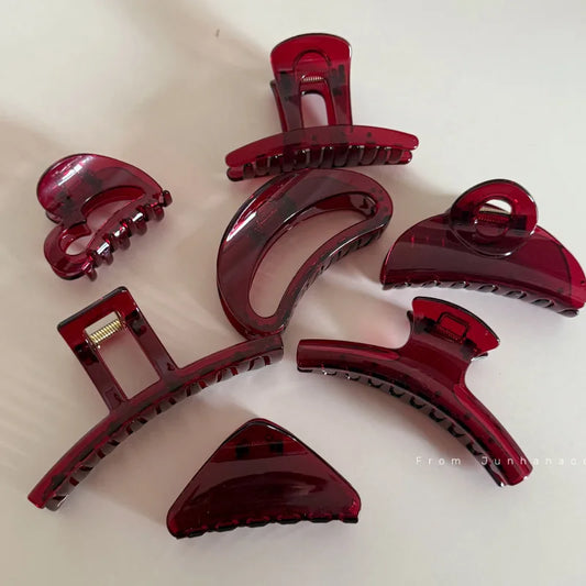 Set Hair Clips Accessories for Women Girl Femme Pin Large Thick Fascinators Elegant Headdress Crab Vintage 2025 Leading Fashion