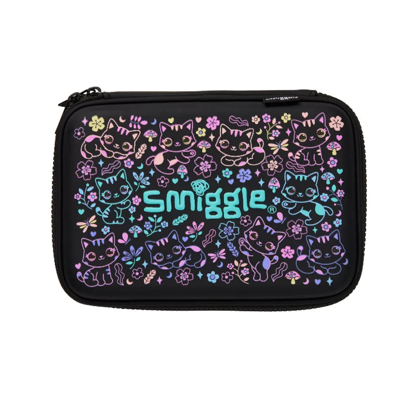 New Children'S Hot-Selling Schoolbag Female Cute High-Quality Black Cat Flower Pencil Case Lunch Bag Trolley Bag Back To School