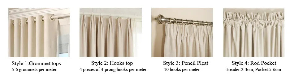 European Curtains Light Luxury Curtains for Living Room  Modern Simple Blackout Bedroom White Tulle Thicken Jacquard Window