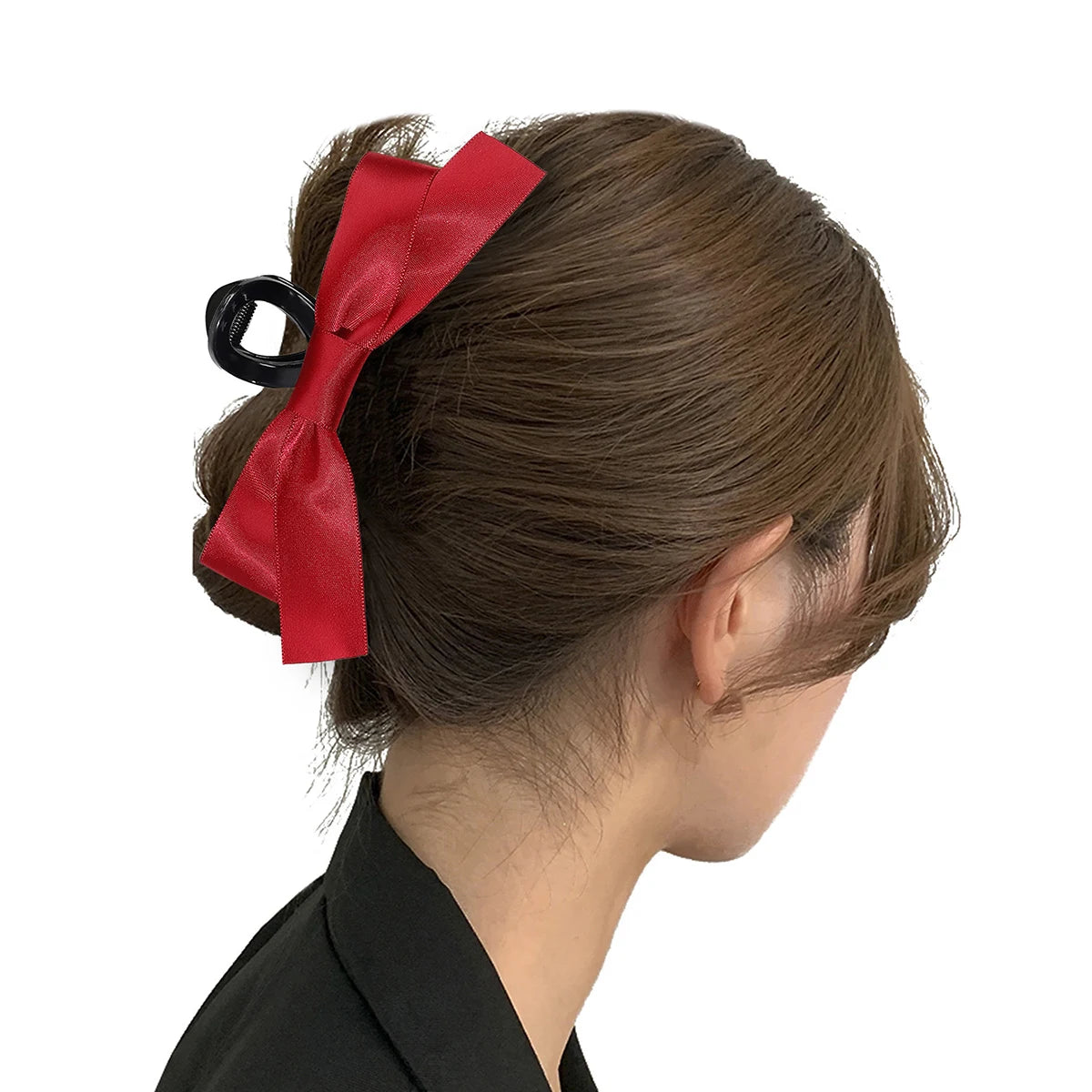 Fashion Bow Hair Claw Clips for Women Elegant Ponytail Braid Hair Clips Sweet Hairpins Shark Clip Girls Hair Accessories