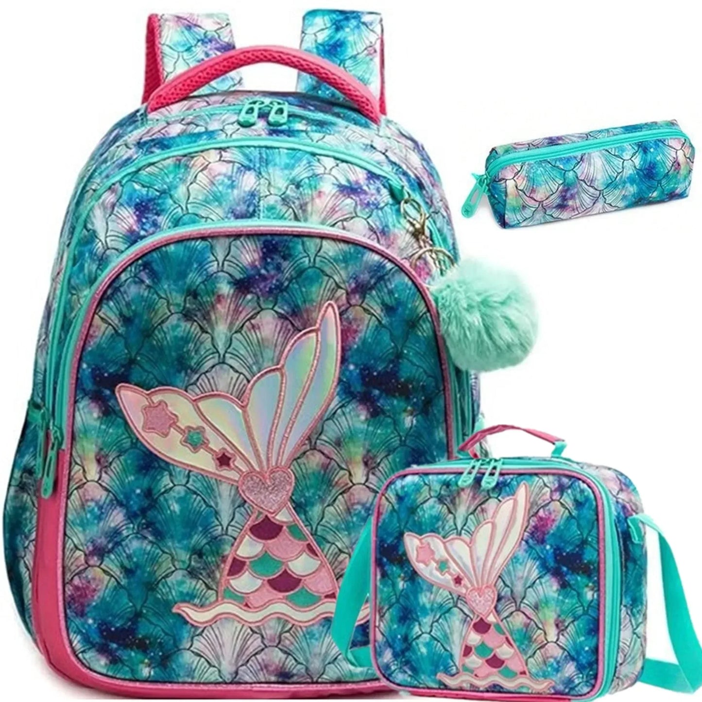 Children's School Bag for Boys Waterproof Backpack Set with Thermal Bag School Boy Backpack Elementary Student Shoulder Bag