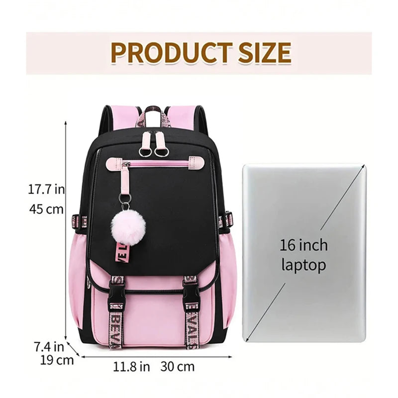 New girls refrigerator models primary school students schoolbag junior high school leisure girls shoulder bag decompression wate
