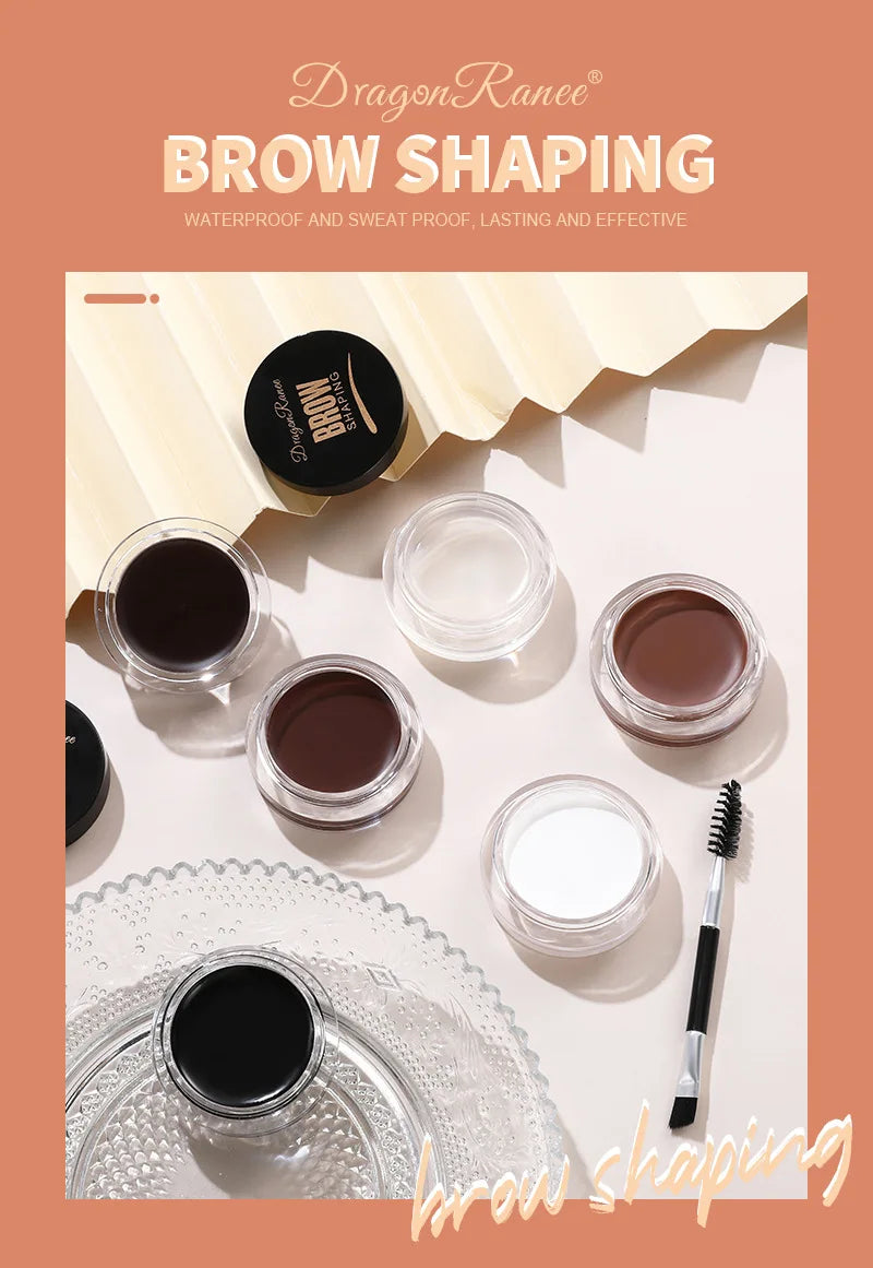 Dragon Ranee 6color Wild Eyebrow Styling Eyebrow Cream Styling Eyebrow Gel Soap Wax White Eyebrow Cream