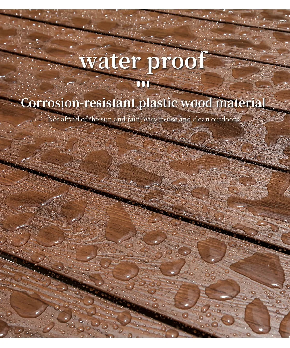 Outdoor Table 120cm Rectangular Tables Metal Backyard Table Garden Hotel Urniture Balcony Terrace Wood-plastic Table