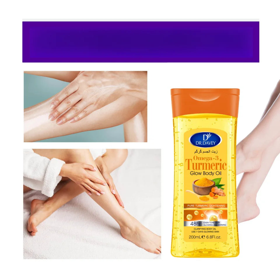 200mlBody OilTurmeric Omega-3 Glow Body Oil Body Oil Skin Care Oil