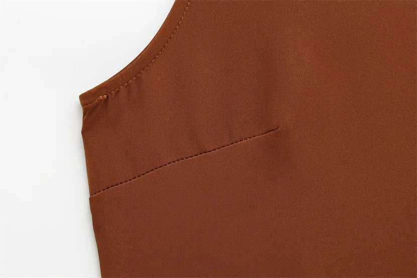 Women's Dress Black Long Dresses Spring Summer 2025 Button Up Sleeveless Sundress Vestidos Elegant Casual Women's Dresses