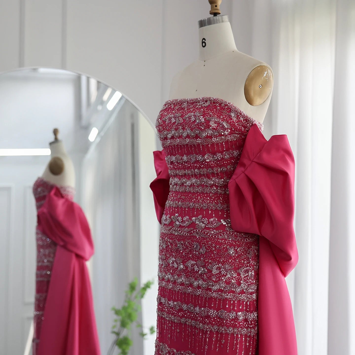 Customized Evening Dresses Luxury Dubai Sage Green Sexy Prom Dress Elegant Exquisite High Quality Wedding Party Gowns for Women